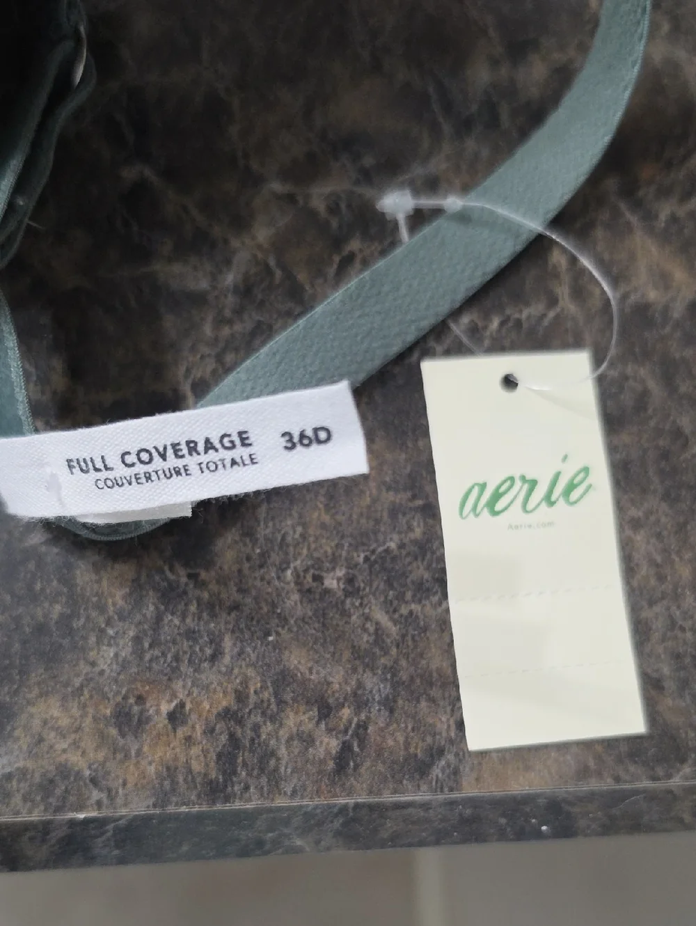 ​Aerie Sunnie Full Coverage Lightly Lined Bra Sage Green 36D